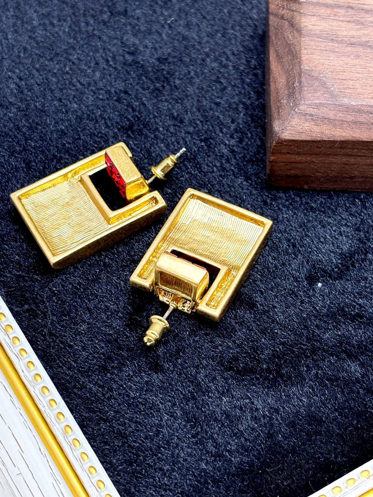 Vintage designed earrings