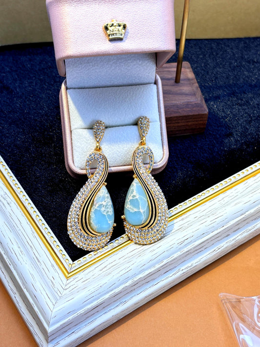 Vintage moon earrings