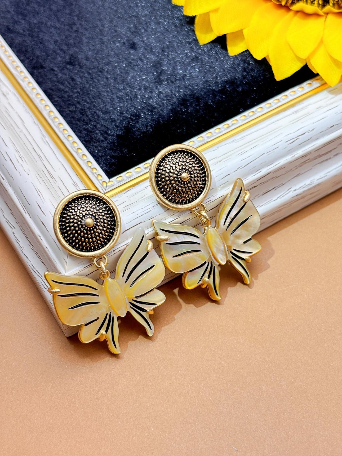 Vintage Butterfly Earrings