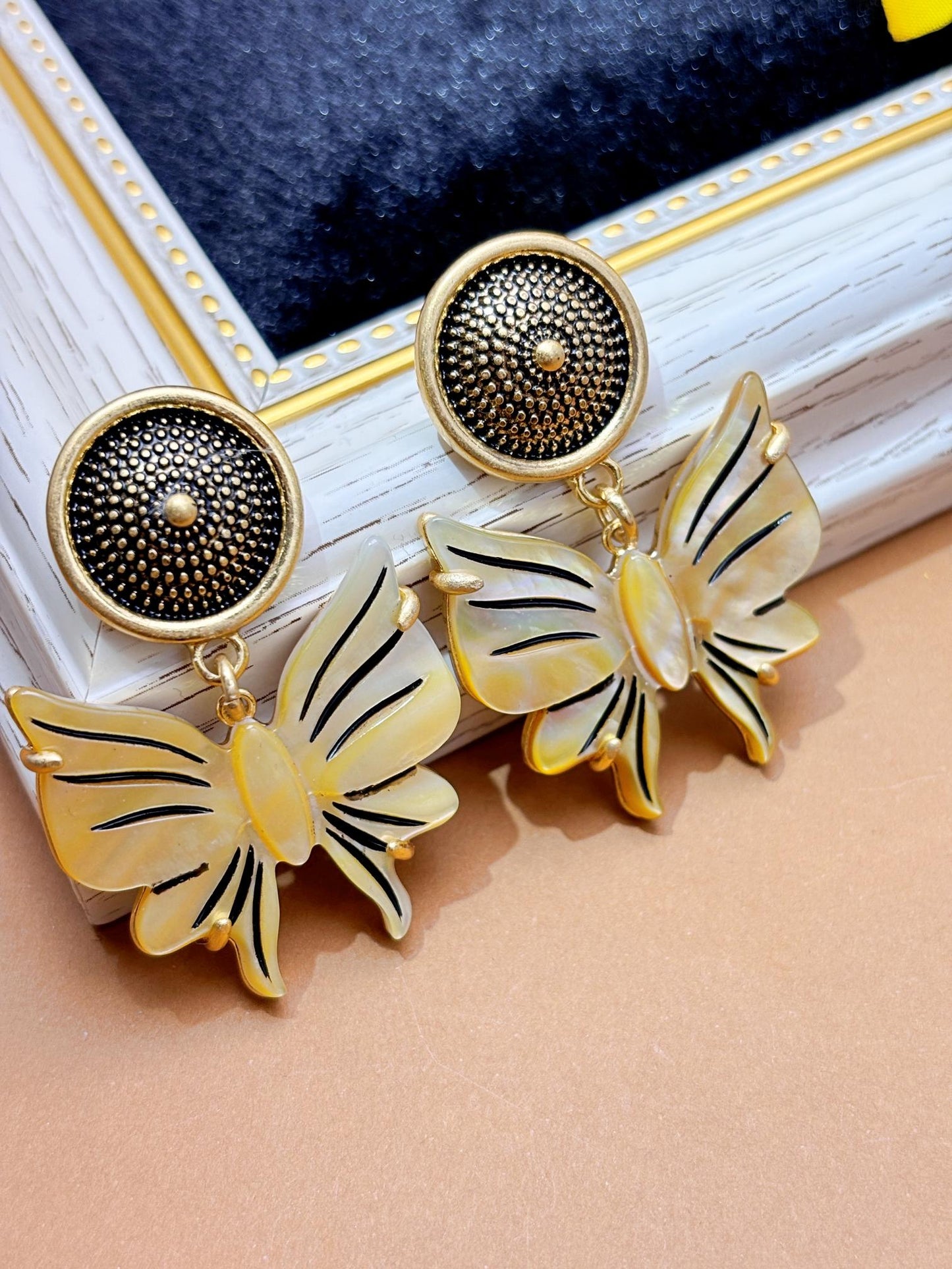 Vintage Butterfly Earrings