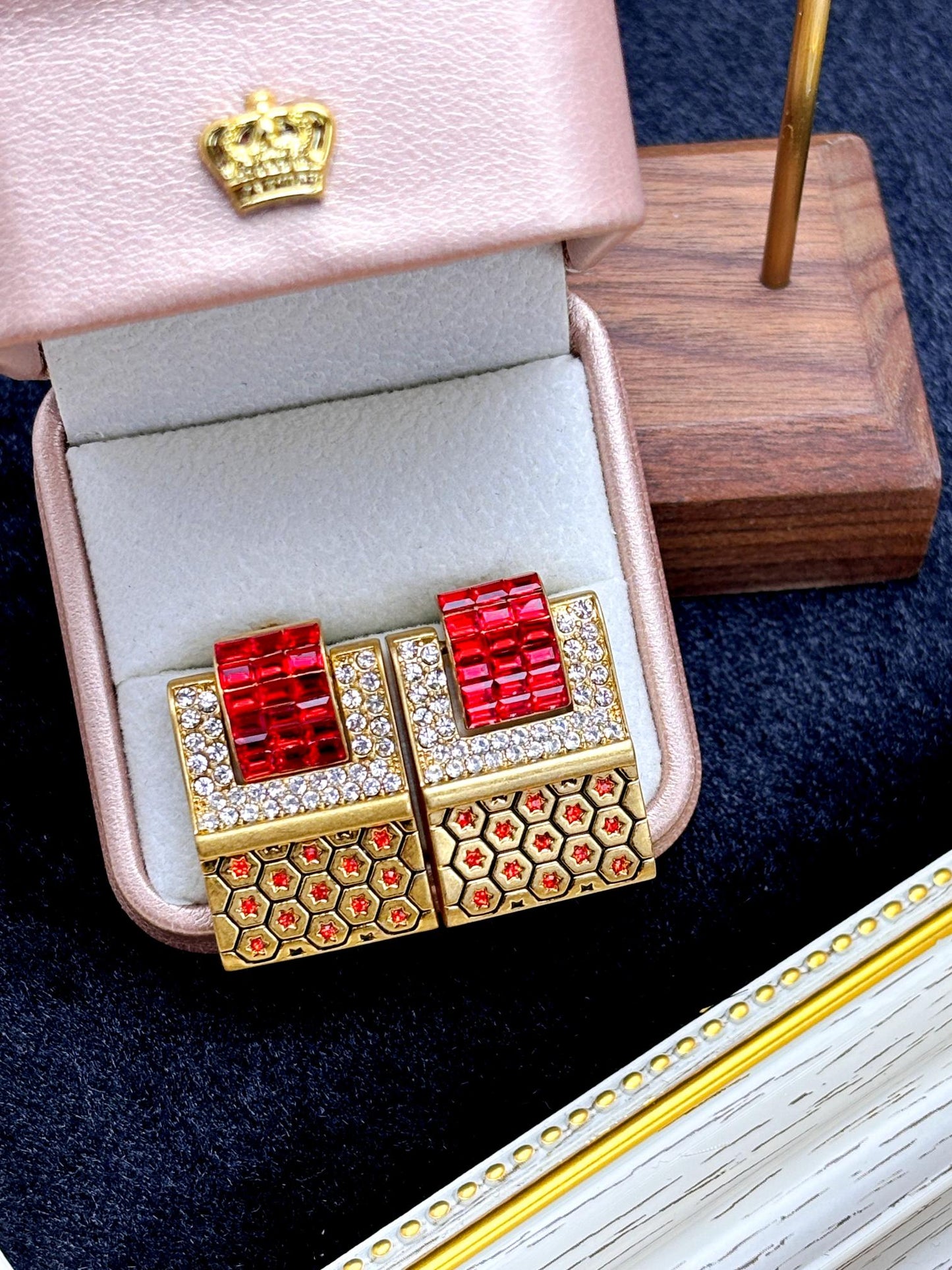 Vintage designed earrings